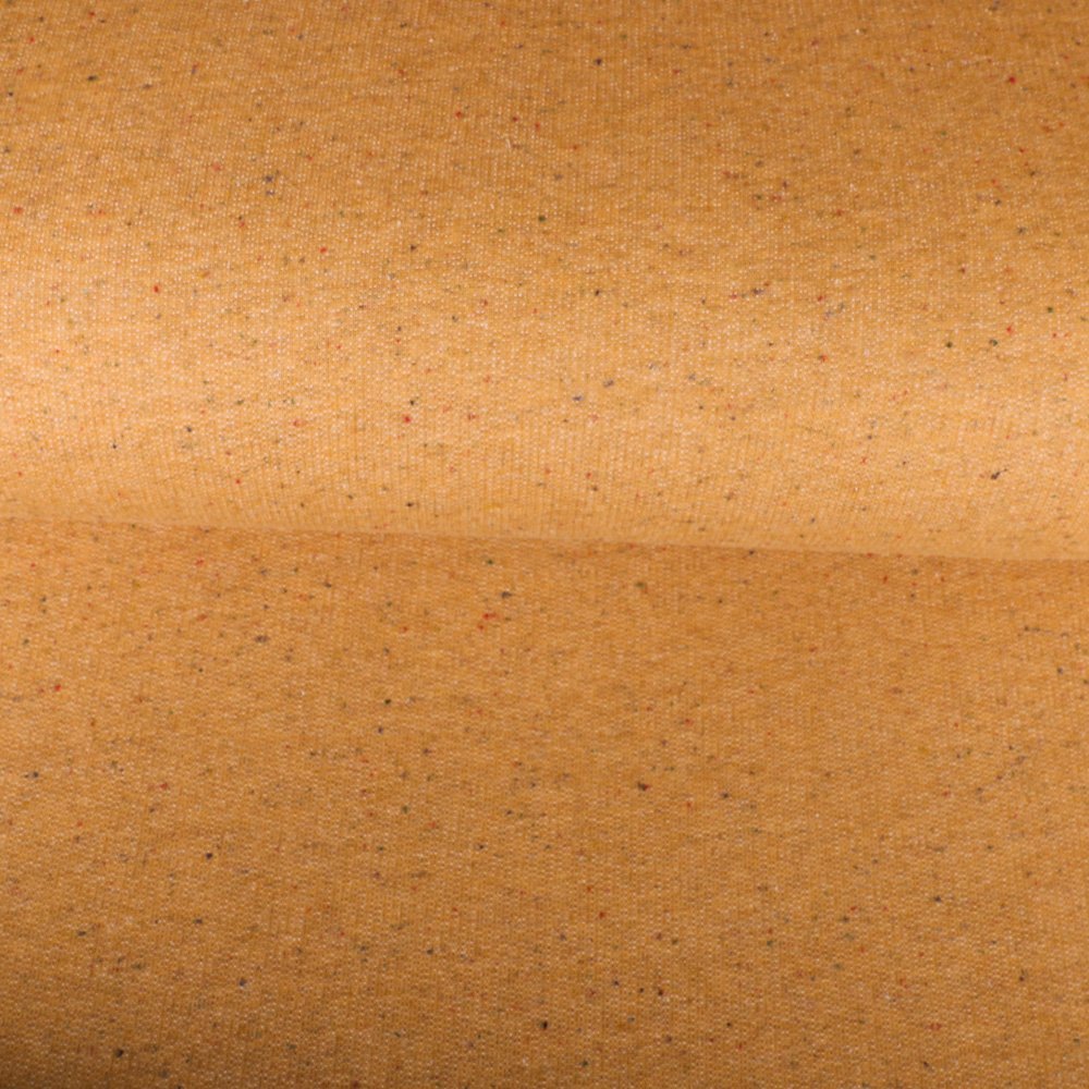 Tissu Jersey Jogging Moucheté Moutarde