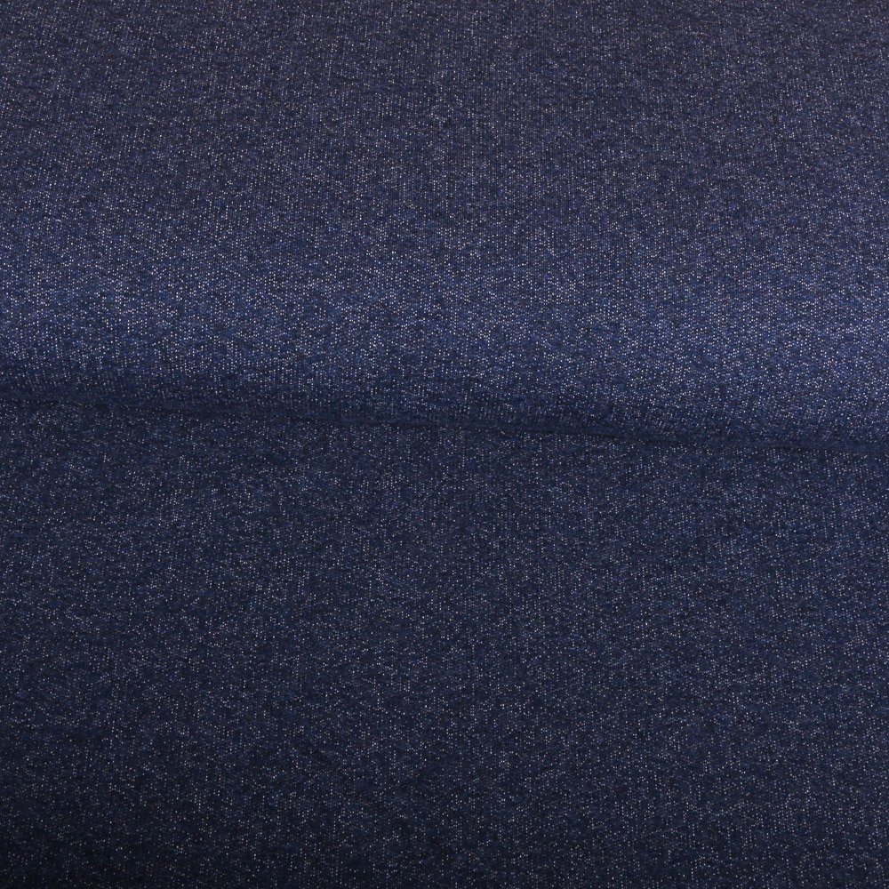 Tissu Jersey Jogging Bleu jean foncé