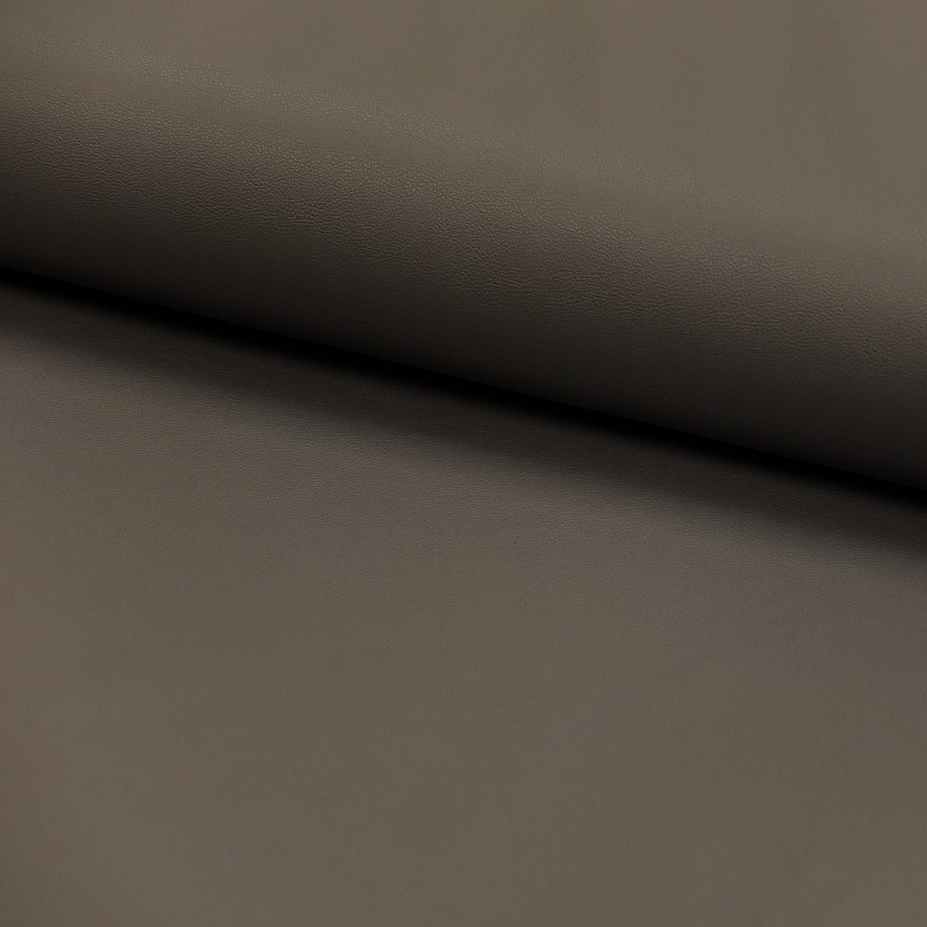 Tissu Simili cuir souple Taupe