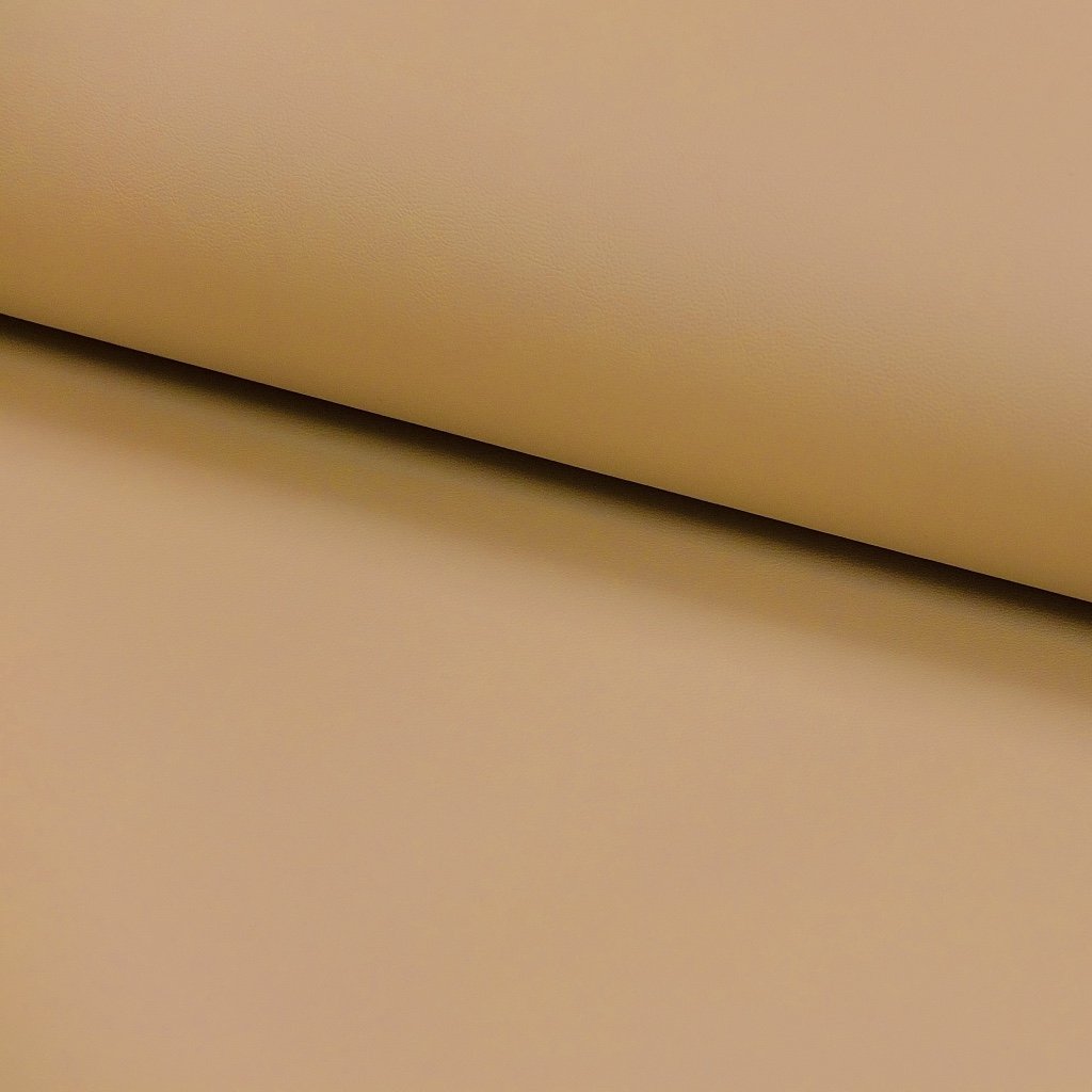 Tissu Simili cuir souple Ecru