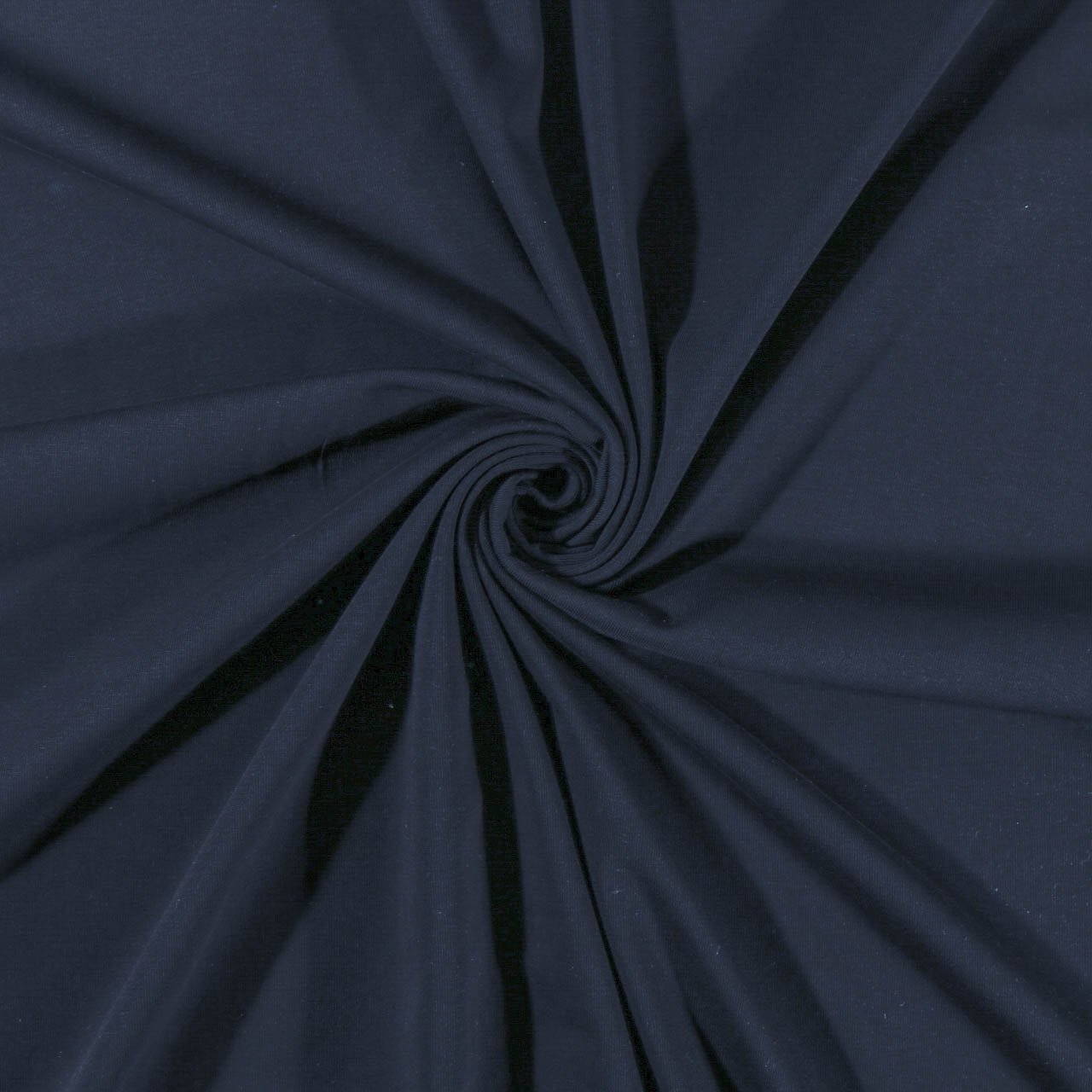 Tissu Jersey Coton uni Bleu marine