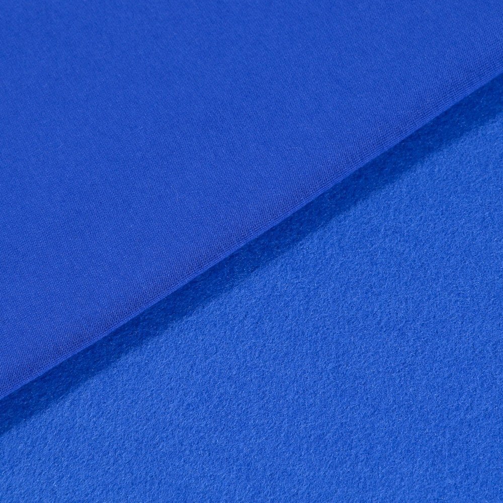 Tissu Molleton Sweat uni Bleu roi