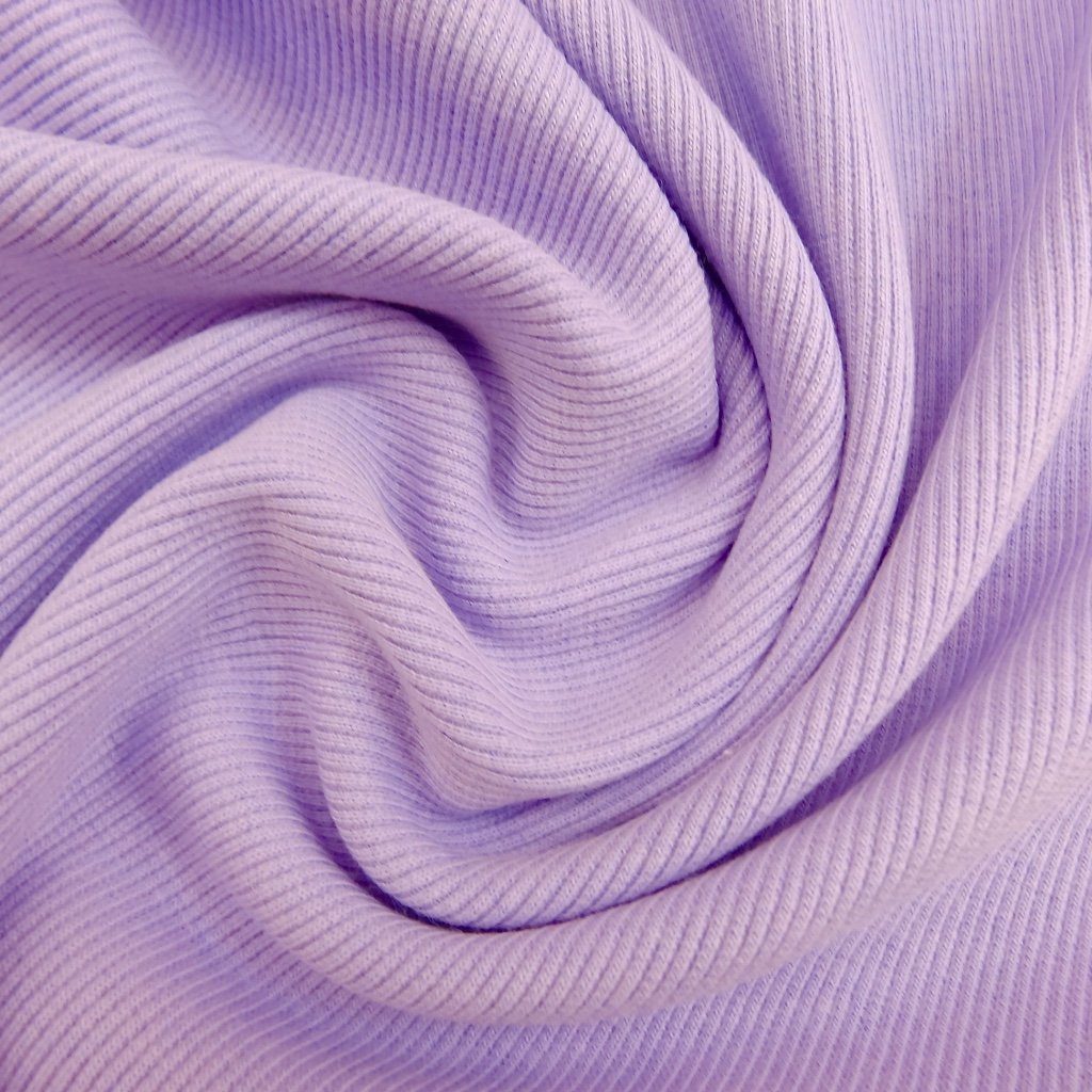 Tissu Bord côte Parme