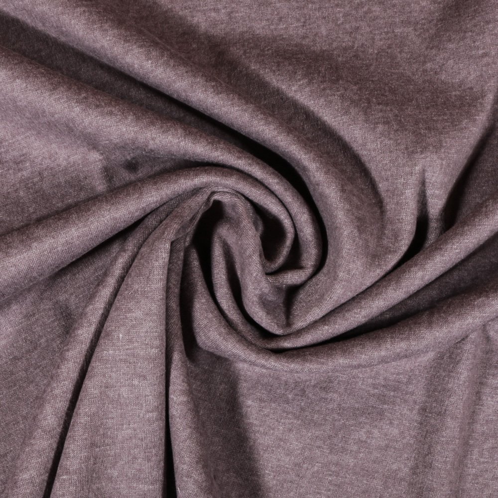 Tissu Maille Pull tout doux Taupe