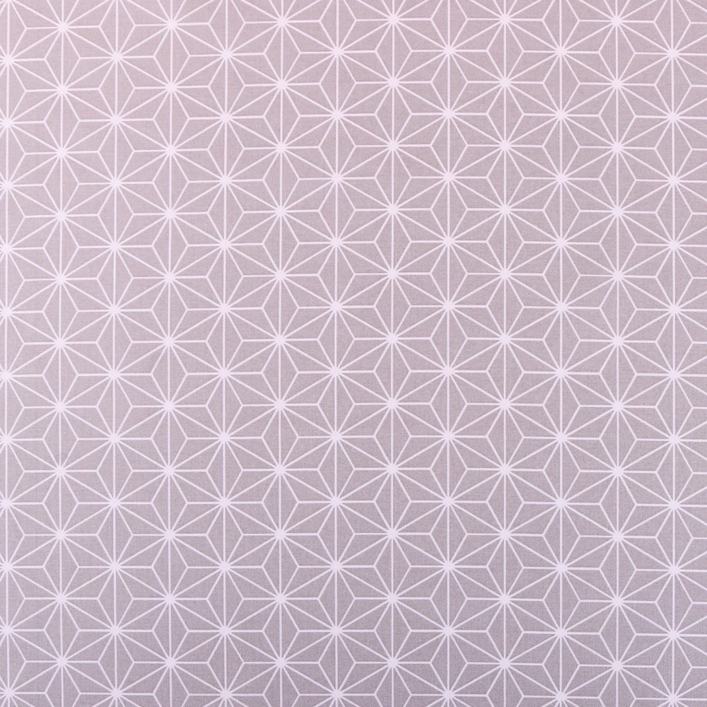 Tissu Coton Imprimé Arty Casual Gris