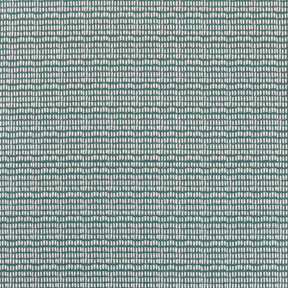 Tissu Coton Imprimé Arty Motifs géométriques Blancs sur fond Vert Sapin