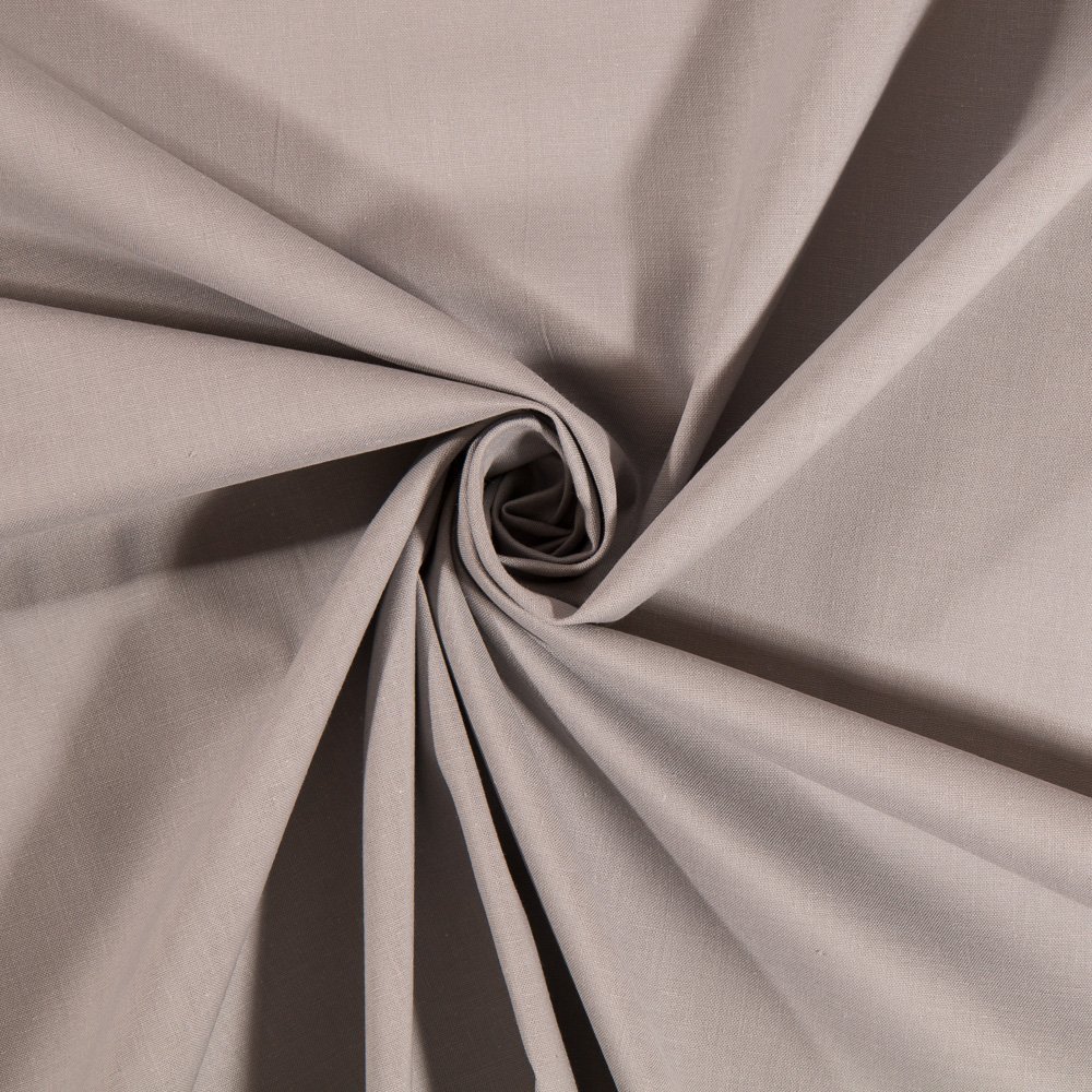 Tissu Coton uni Gris Éléphant