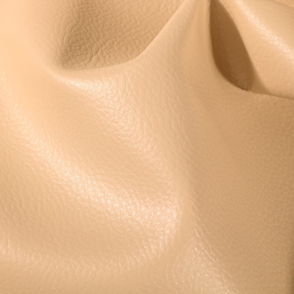 Simili cuir d'ameublement uni Beige