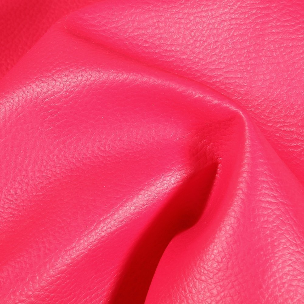 Simili cuir d'ameublement uni Fuchsia