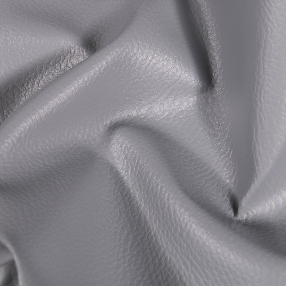 Simili cuir d'ameublement uni Gris clair
