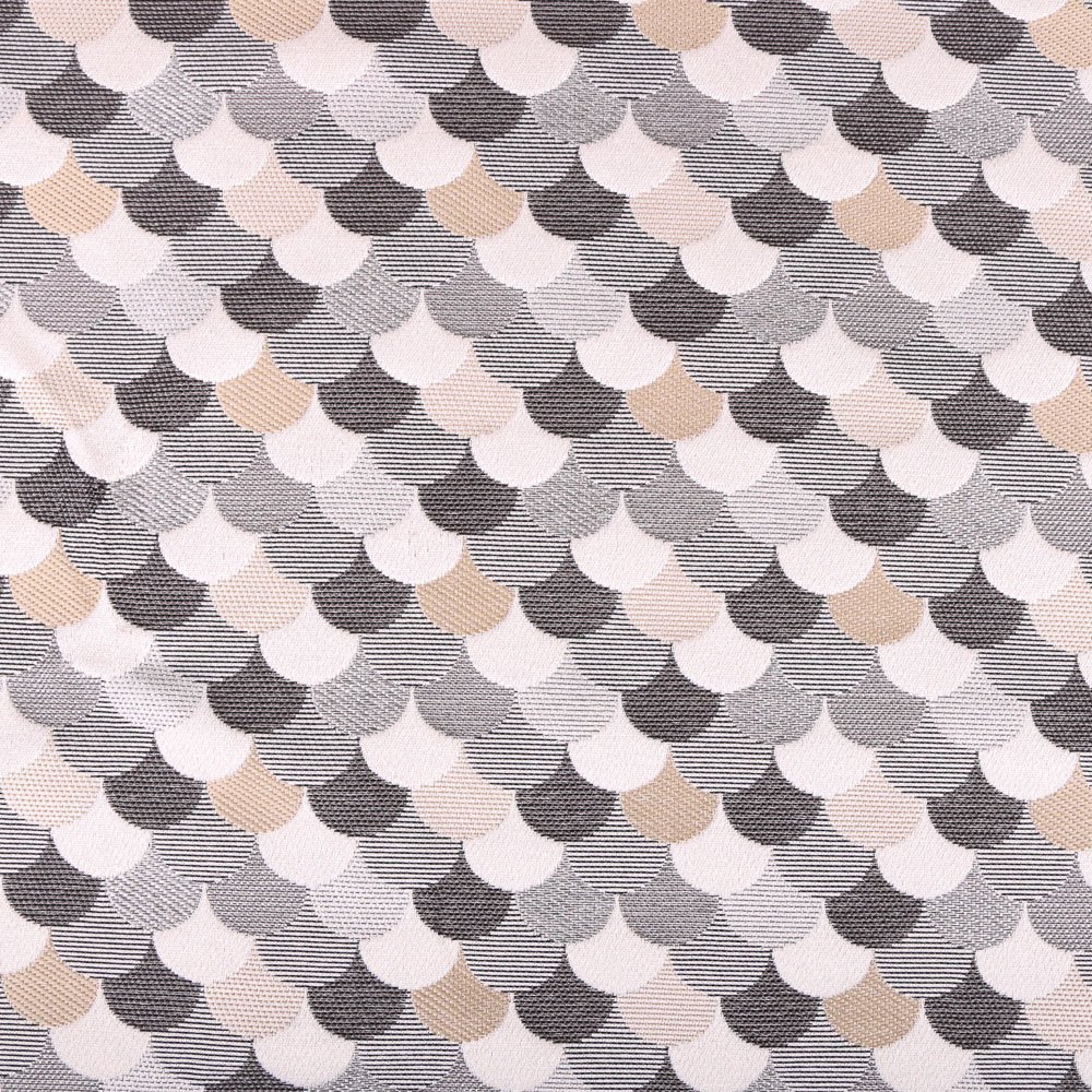 Tissu Jacquard Sirene Allover Graphite