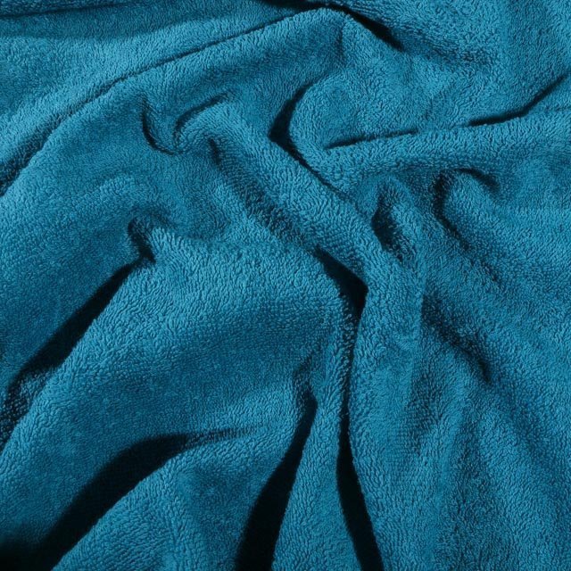 Tissu Eponge Premium 400 g/m² Bleu canard