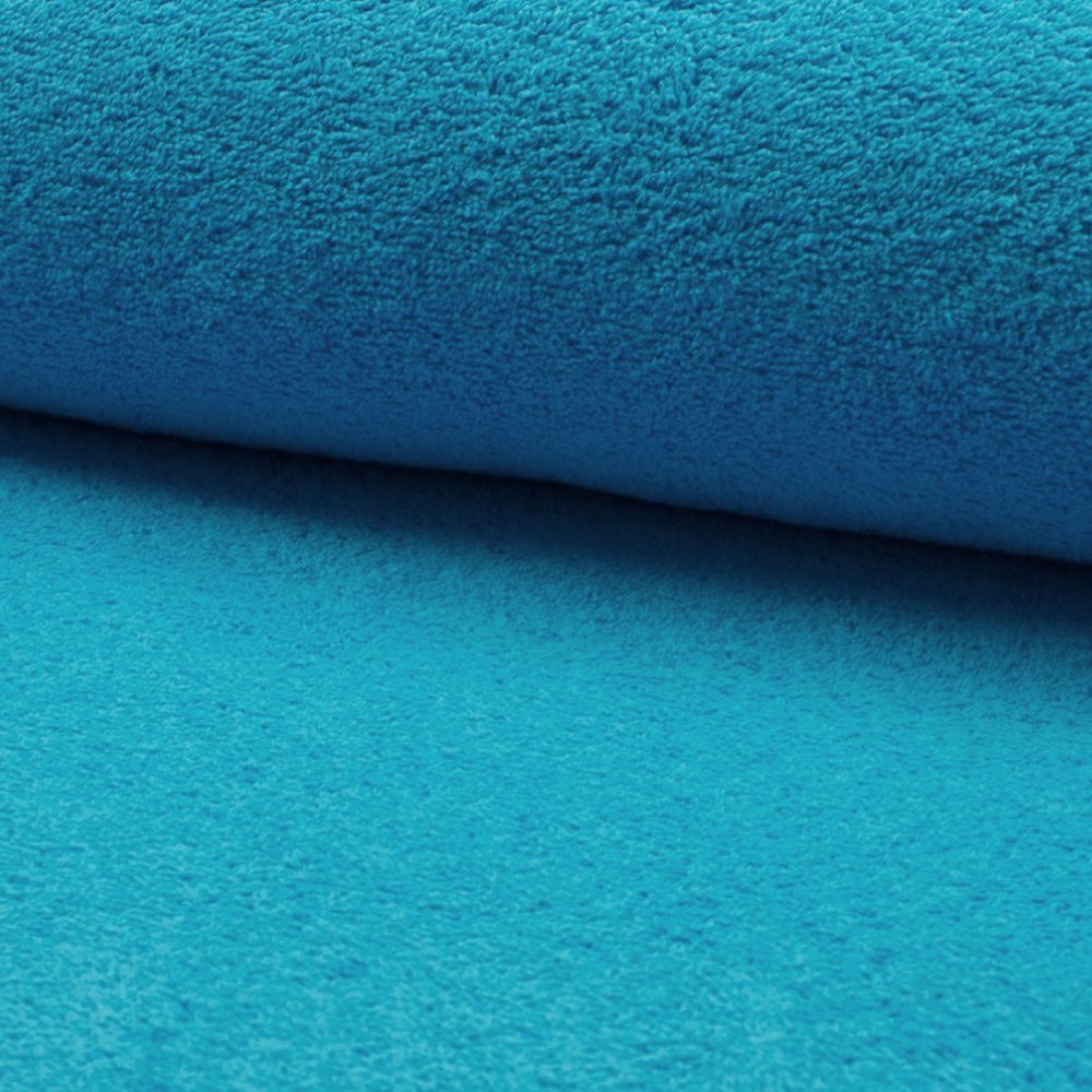 Tissu Eponge légère 320 g/m² Bleu turquoise