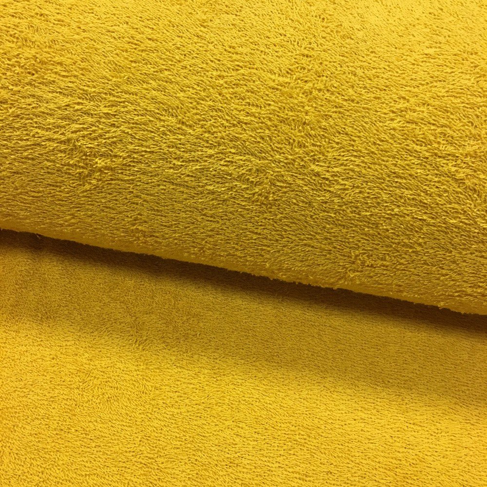 Tissu Eponge légère 320 g/m² Moutarde