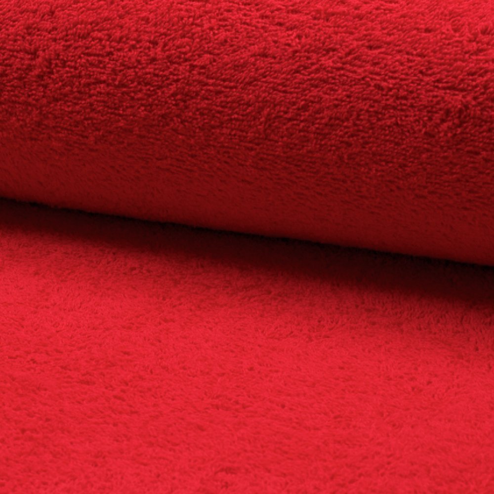 Tissu Eponge légère 320 g/m² Rouge