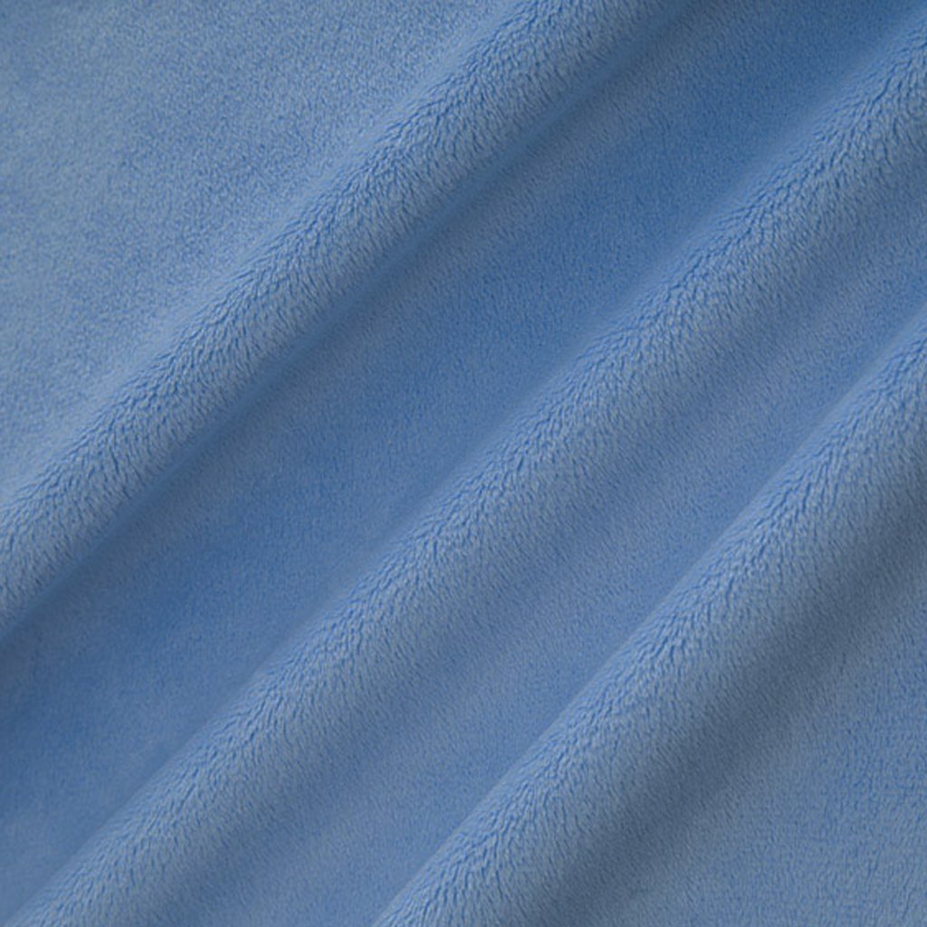 Tissu Minky Ultra doux Ras Denim