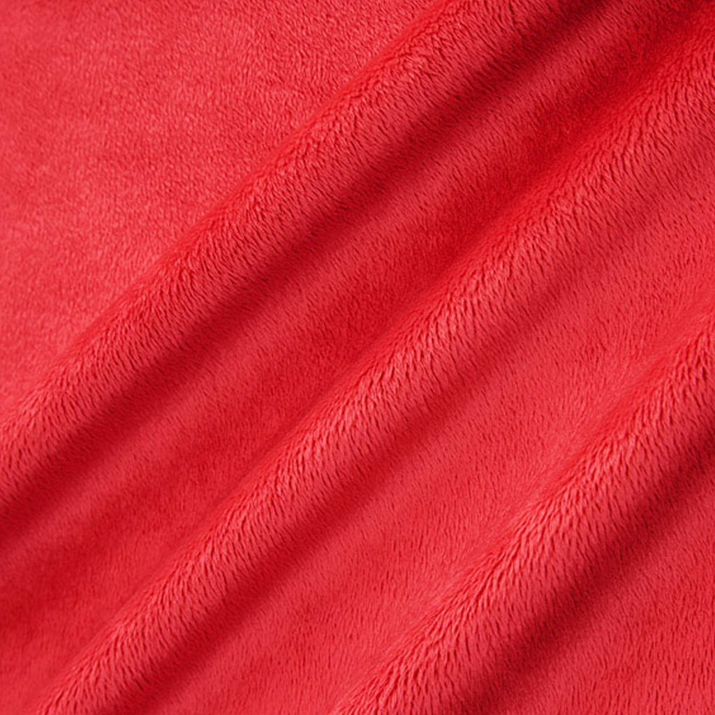 Tissu Minky Ultra doux Ras Fraise
