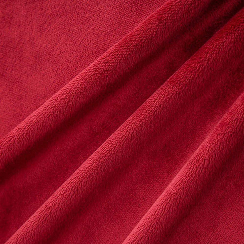 Tissu Minky Ultra doux Ras Rubis