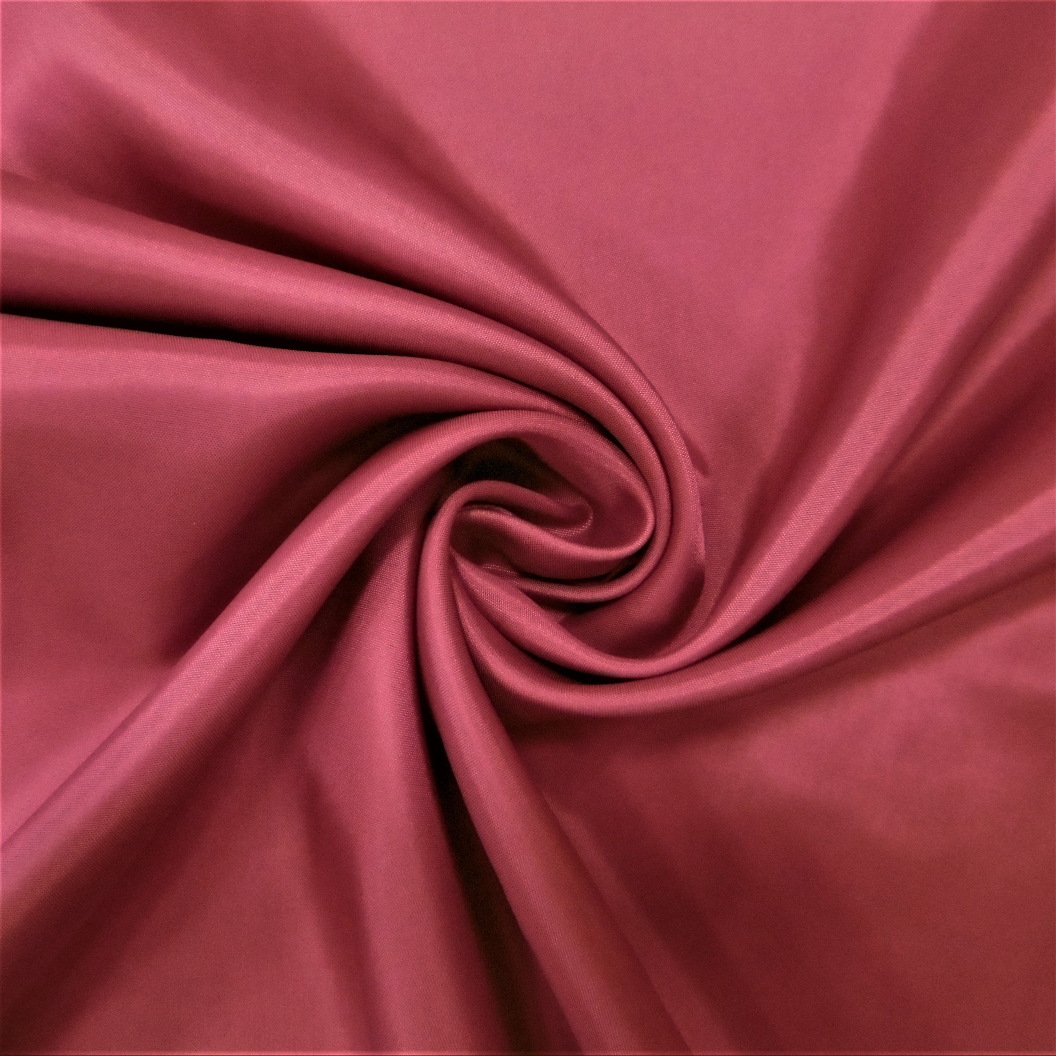 Tissu Doublure Pongé Bordeaux