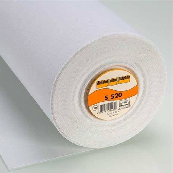 Entoilage Thermocollant Fort Vlieseline S520 Blanc