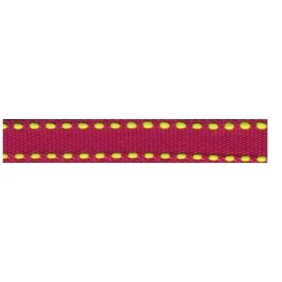 Galon Surpiqué Framboise Surpiqué Vert x1m