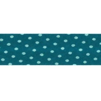 Biais pois Frou-Frou Turquoise