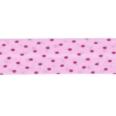 Biais pois Frou-Frou Rose pâle et rose foncé