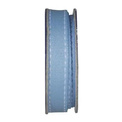 Ruban surpiqué Bleu ciel - bobinette 2m