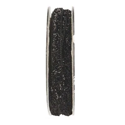 Velcro velours Noir - bobinette 2m