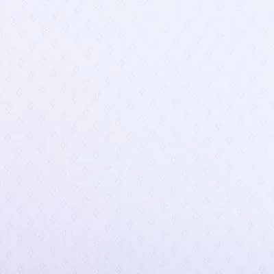 Tissu Jersey Coton ajouré uni Blanc - Par 10 cm