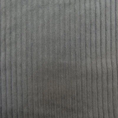 Tissu Velours Grosses côtes Gris x10cm