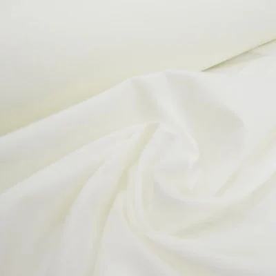 Tissu Batiste Ivoire - Par 10 cm