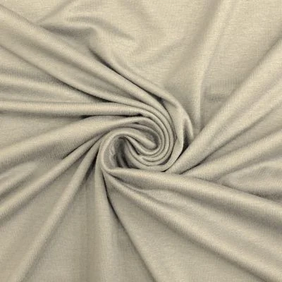 Tissu Jersey Viscose uni Gris x10cm