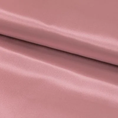 Tissu Satin uni Rose pastel x1m