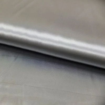 Tissu Satin uni Gris clair x1m
