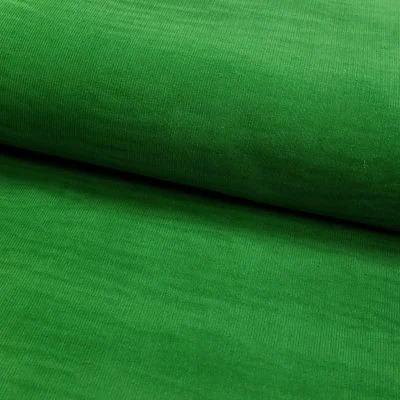 Tissu Velours milleraies Vert nature - Par 10 cm