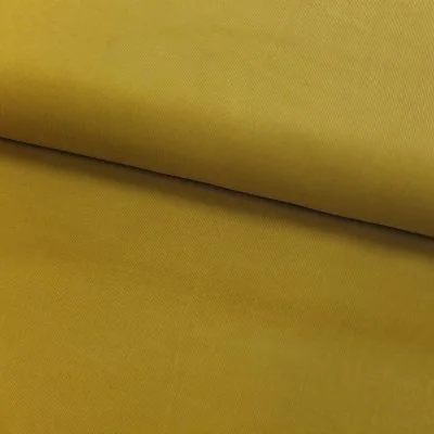 Tissu Velours milleraies Jaune ocre - Par 10 cm