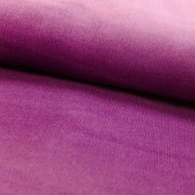 Tissu Velours milleraies Parme - Par 10 cm
