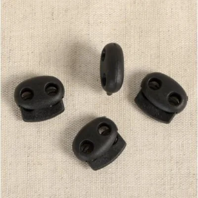 Bloqueur ovale double trous x4 - Noir