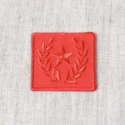 Ecusson Thermocollant Badge Etoile - Rouge