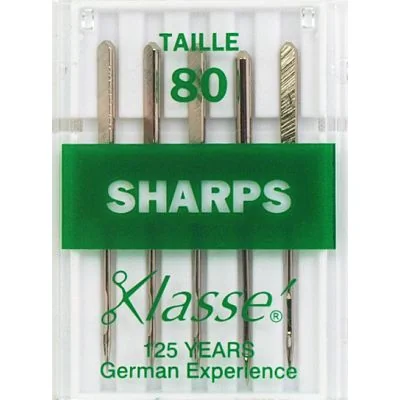 Aiguilles Machine Sharps 80/12 - Klassé