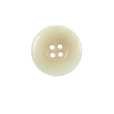Bouton incurvé Carolina 18 mm - Blanc