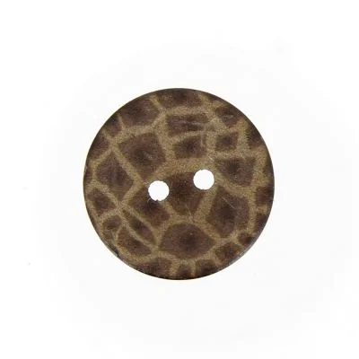Bouton bois Stefano girafe 22 mm