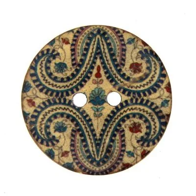Bouton bois René 40 mm