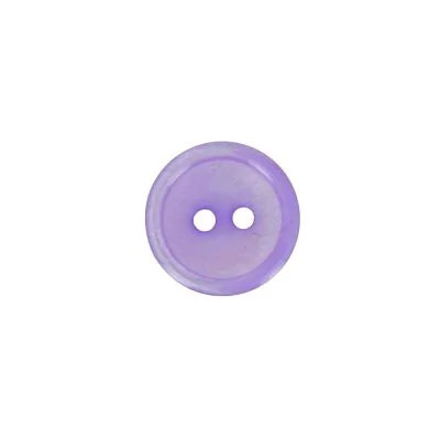 Bouton Donatella uni 15 mm - Violet