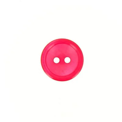 Bouton Donatella uni 15 mm - Rose