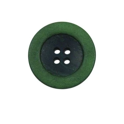 Bouton bicolore Giorgio 22 mm - Vert