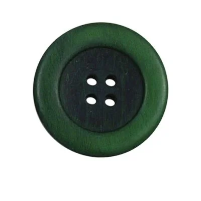 Bouton bicolore Giorgio 27 mm - Vert
