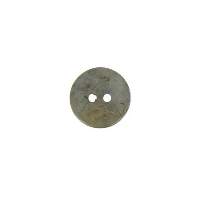 Bouton bois coco teint Hubert 12 mm - Gris