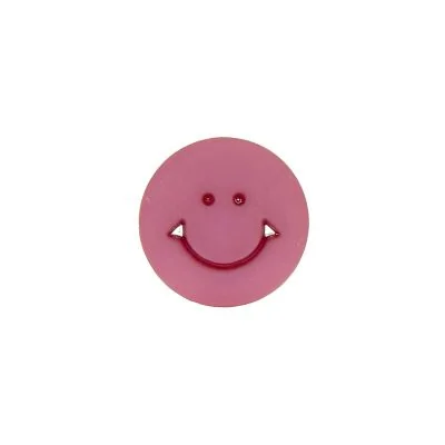 Bouton smile 15 mm - Violet